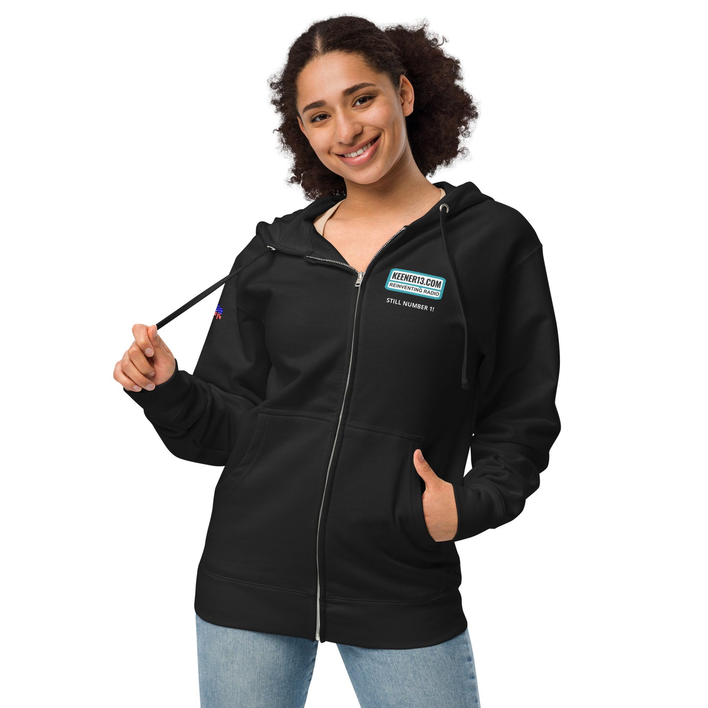 Keener 13 Unisex fleece zip up hoodie